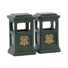 Green Trash Can