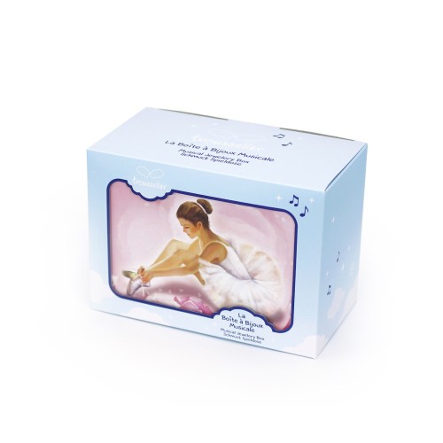 Boite à Bijoux Musicale Phosphorescente Ballerine - Rose