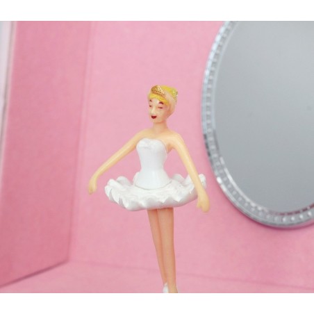 Coffret Musical Phosphorescent Ballerine - Rose