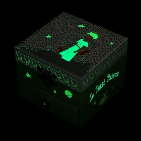 Coffret Musique Cube Phosphorescent Le Petit Prince