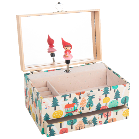 Boite à Bijoux Musicale Petit Chaperon Rouge