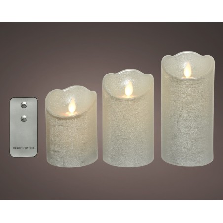 LED waving candle wax BO indoor