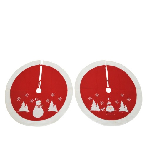 Tree skirt polyester 2ass