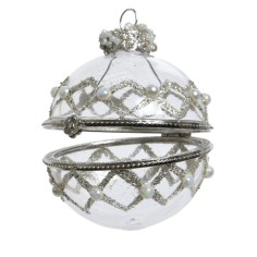 Bauble glass pearls glitter 2