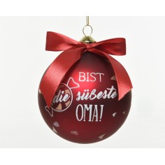 Bauble red