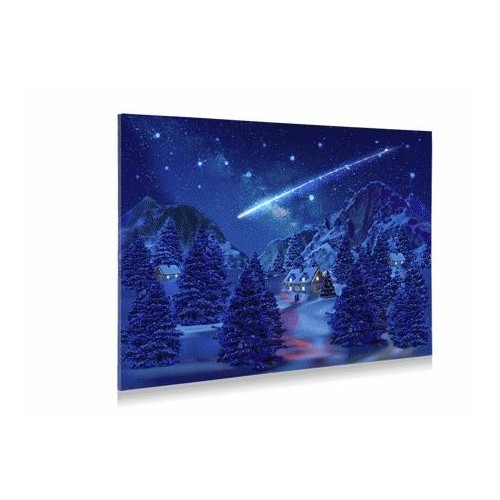 Background Lighted Canvas -Falling Star Effect  76X56 Cm