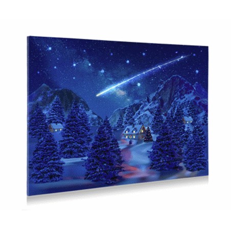 Background Lighted Canvas -Falling Star Effect  76X56 Cm