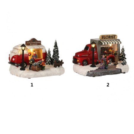 Christmas stall Van selling trees
