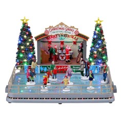 Christmas Grove Skating Rink Lemax