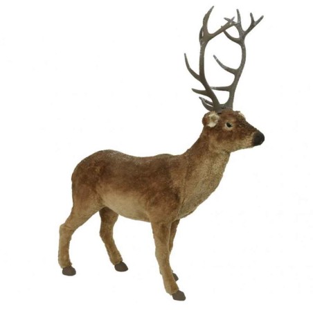 Deer polyester pes fur, glitters, snow