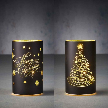 2 pack Hurricane light xmas black