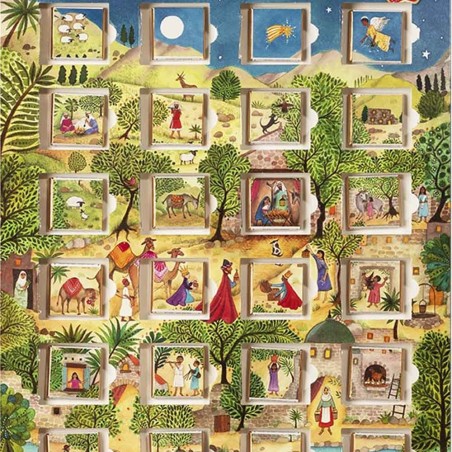 Calendario Adviento de Chocolate con leche 120g