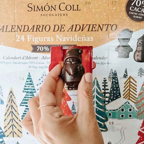 Advent Calendar Figures 3D Chocolate 70% 216g