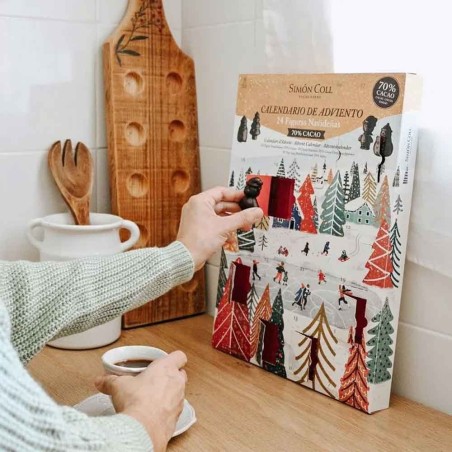 Advent Calendar Figures 3D Chocolate 70% 216g