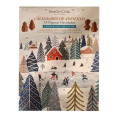 Adventskalender 3D-Figuren Milchschokolade