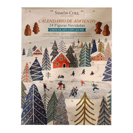 Advent Calendar 3D Figures Milk Chocolate