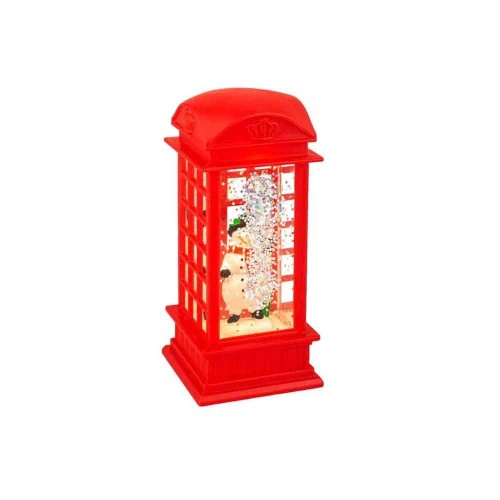 LED water spinner telephone snowman