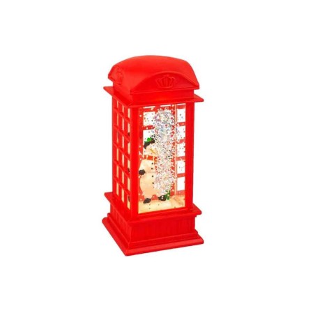 LED water spinner telephone snowman