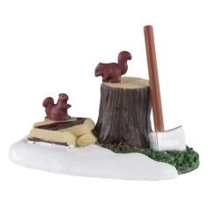 Axe And Logs Lemax