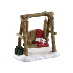 Rustic Log Swing Lemax
