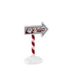 Christmas Party Sign Lemax
