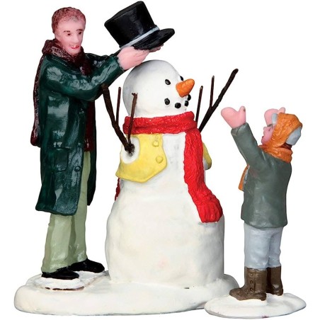 SHARP-DRESSED SNOWMAN, SET OF 2