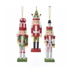 6"HOLLY WOOD RED, GREEN & WHITE CRO