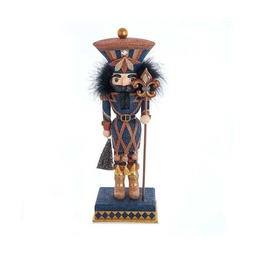 17"HOLLY WOOD COPPER & BLUE SOLDIER