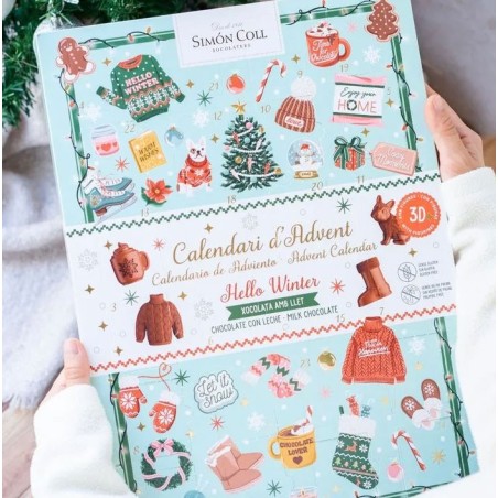 Calendario Adviento Figuras 3D Hello Winter 216g