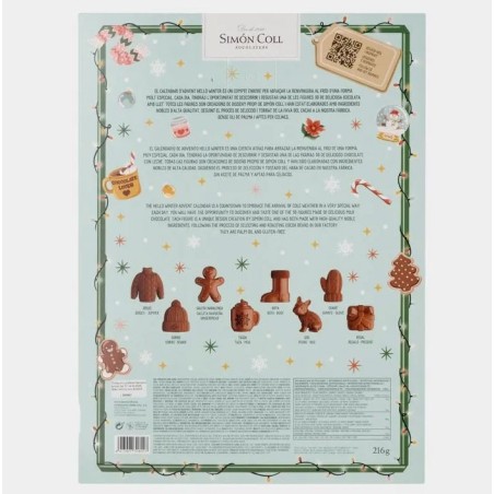 Calendario Adviento Figuras 3D Hello Winter 216g
