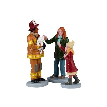 Fireman To The Rescue Lemax