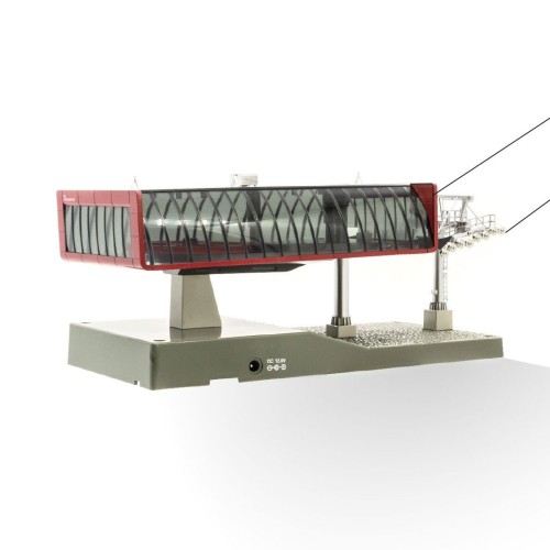 Ski Lift H0 Red Black 1:87