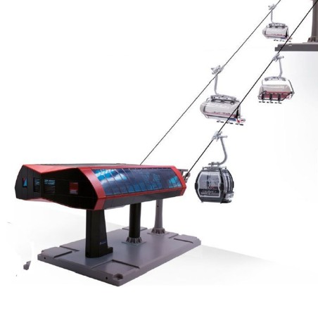 Ski Lift Prof Black/Red 1:32