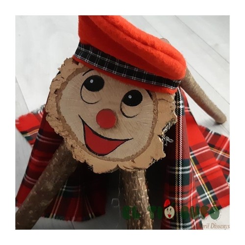 Tió de Nadal Josep María 10x30cm