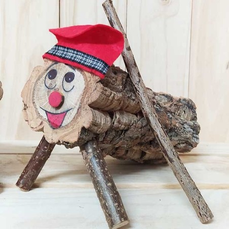 Tió de Nadal Joan 7x20cm