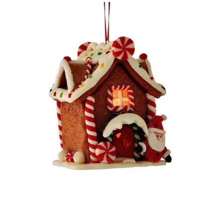 Claydough Gingerbead LED House 9cm