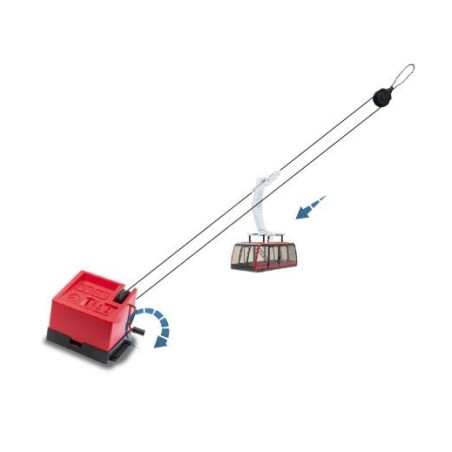Ski Lift Manual + 1 Cabin Red