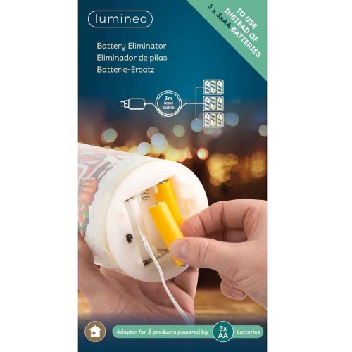 Adapter Battery Eliminator 3xAAA para 3 productos