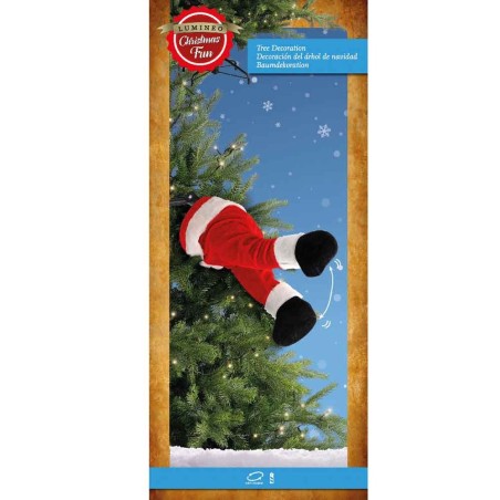 Santas legs red