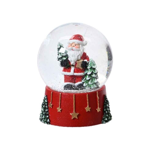Mini Snowglobe Santa 8cm