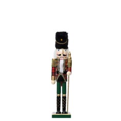 Nutcracker pinewood bear head 25cm
