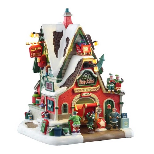 The Elf Service Sleigh & Sled Repair Lemax