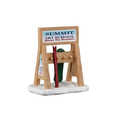Ski Rack Sign Lemax