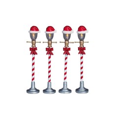 Santa Hat Street Lamp Lemax
