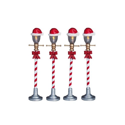 Santa Hat Street Lamp Lemax