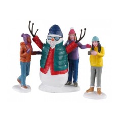 Snowman Selfie Lemax
