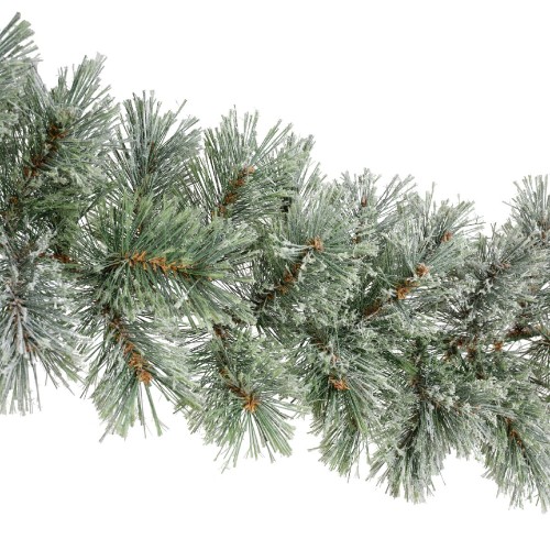 Cashmere garland frosted indoor