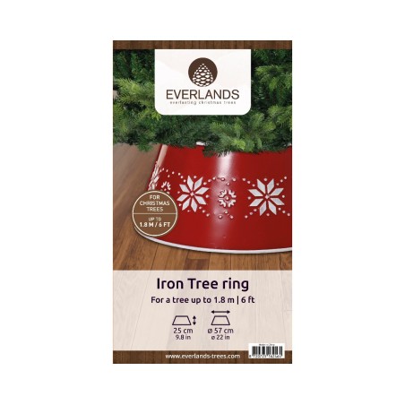 Tree ring iron 57x 25cm