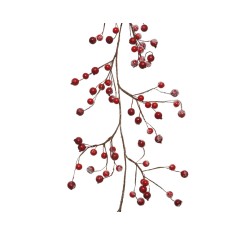 Garland foam glitter, snow berries 2x13x130cm