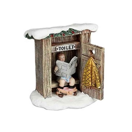 Wooden outdoor toilet